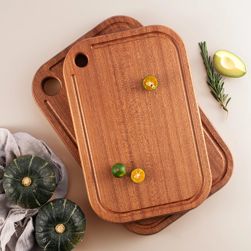 BF BILL.F SINCE 1983大号整木带孔乌檀木菜板水槽菜板砧板切菜板