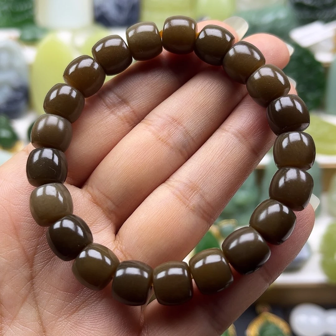 和田玉未镶嵌手串