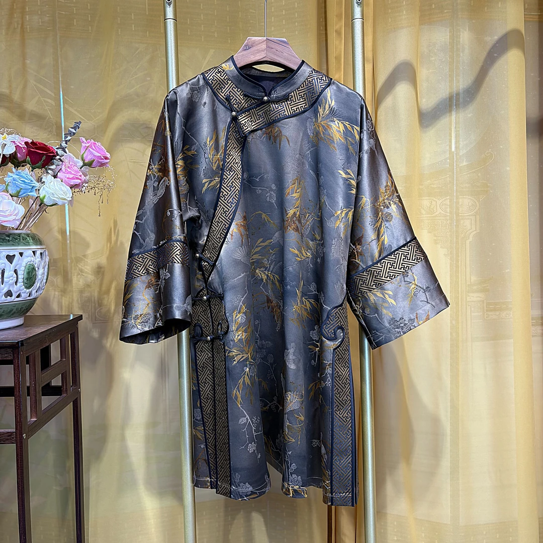 尚宫廷新款香云纱太太服