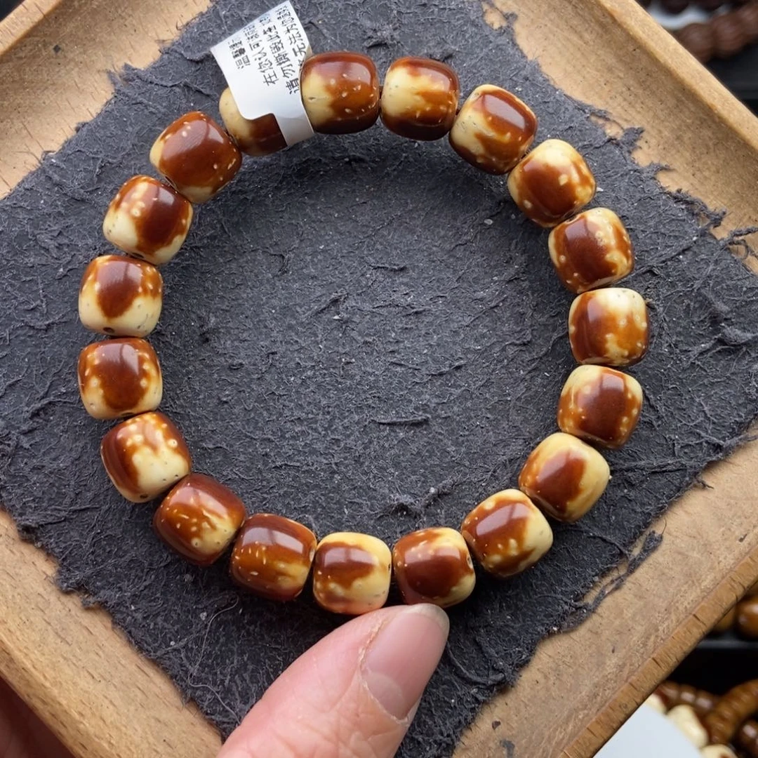 临***理紫金鼠手串10mm➕半实心精品火焰纹