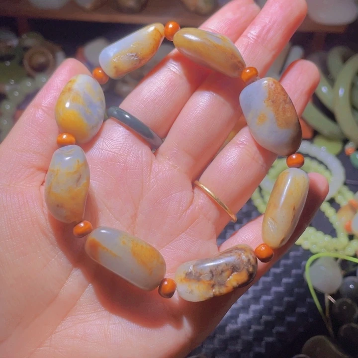 手链未镶嵌和田玉天*狼