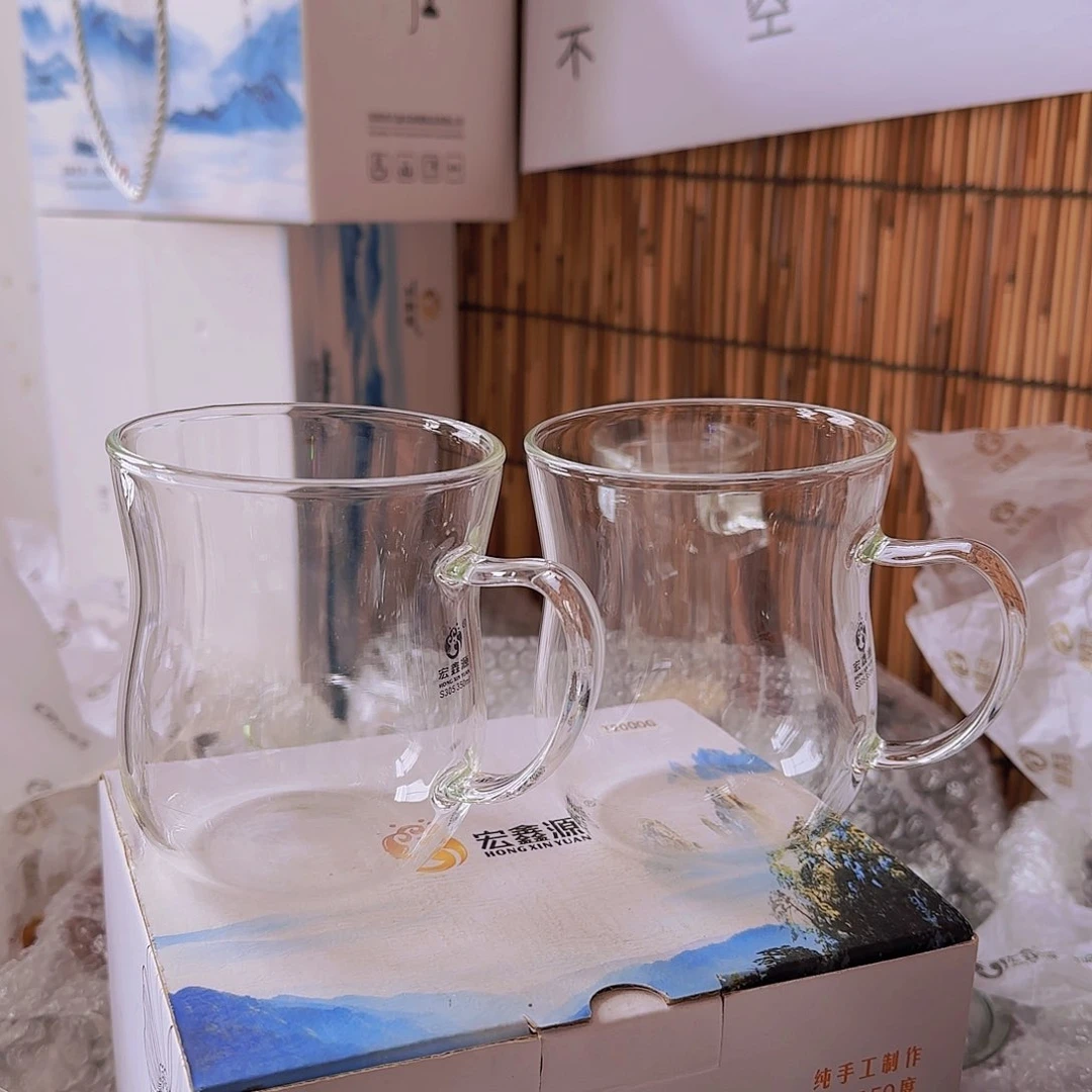 高硼硅玻璃茶水分离款瑕疵S305单杯13.6