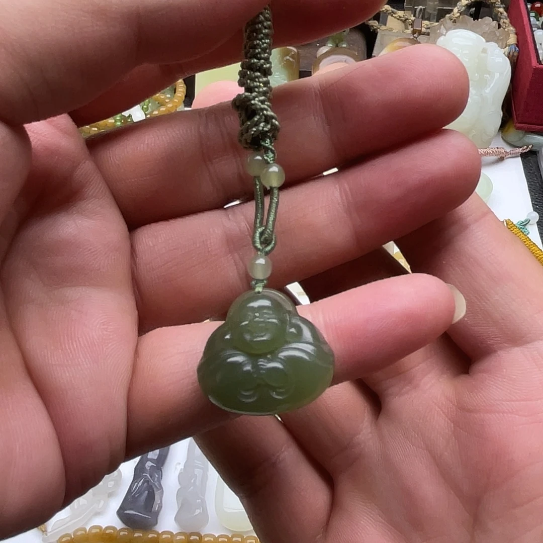 用***5和田玉未镶嵌吊坠(不含链)