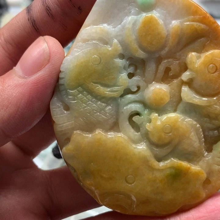 翡翠未镶嵌颈饰保真天然a货翡翠