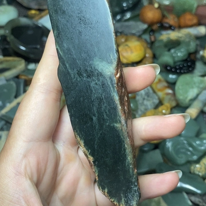 和田玉未镶嵌车挂泡*