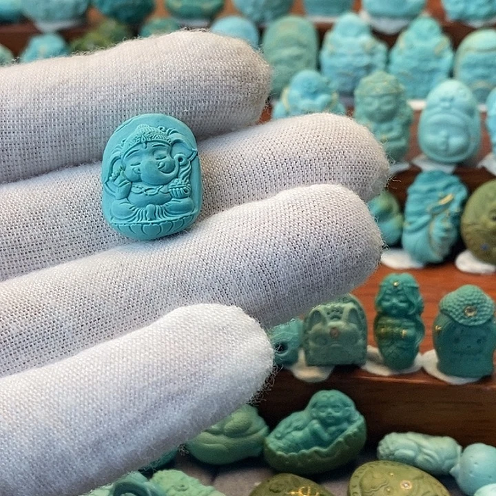 绿松石未镶嵌配饰