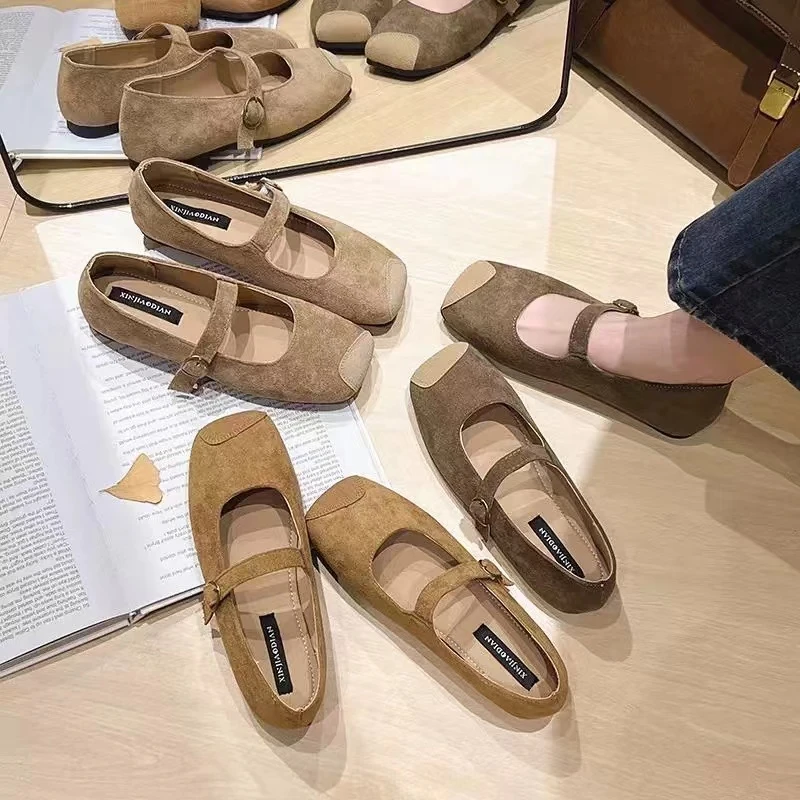 春季时尚小皮鞋英伦风软底舒适百搭款乐福单鞋B-12