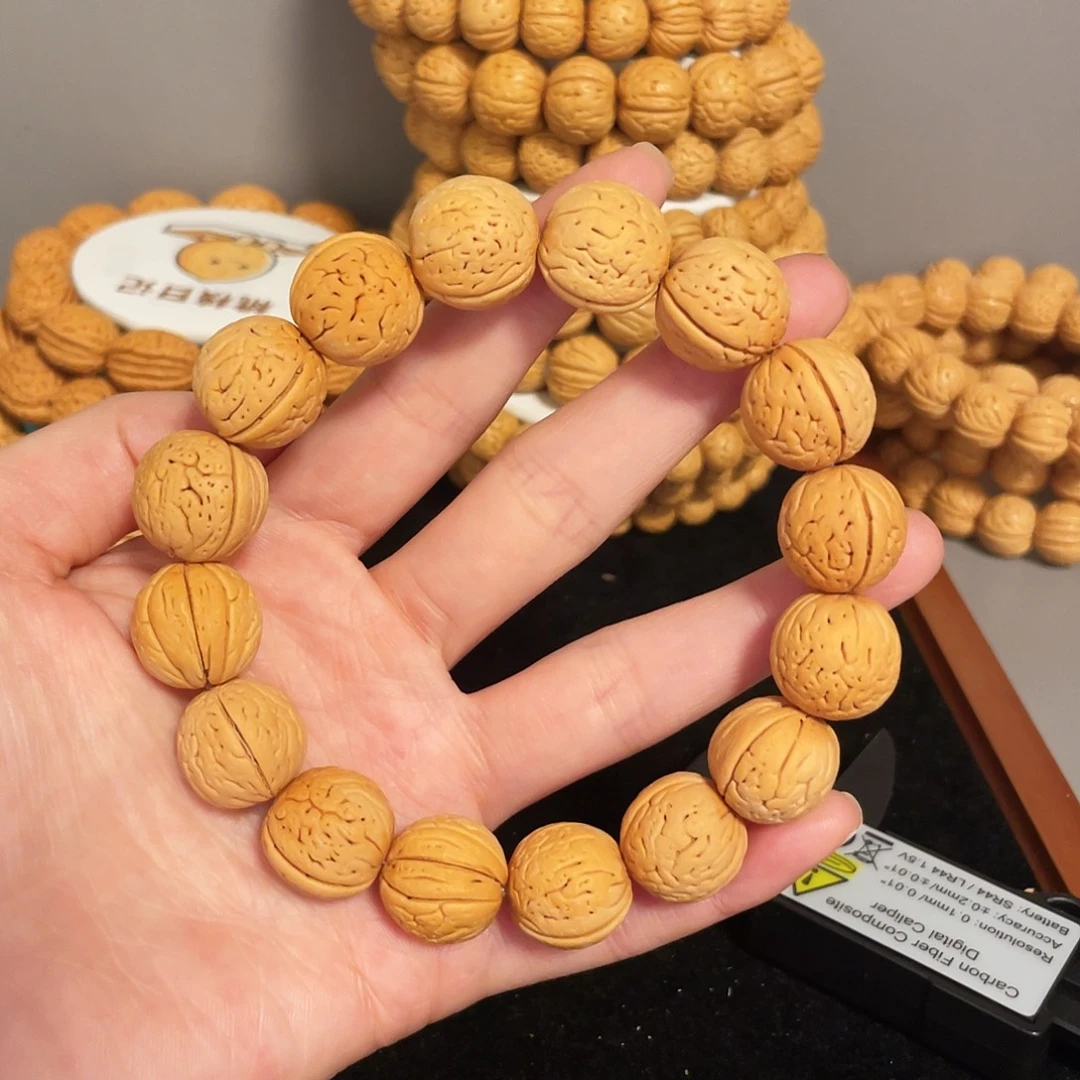 桃核手串恐龙蛋手串