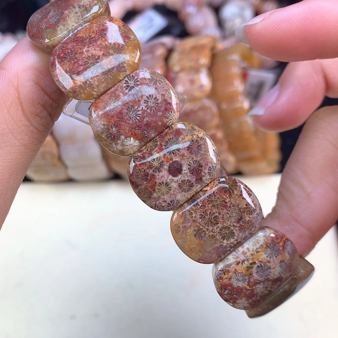 【闪购商品】颈饰未镶嵌硅化珊瑚（珊瑚玉）48号复古