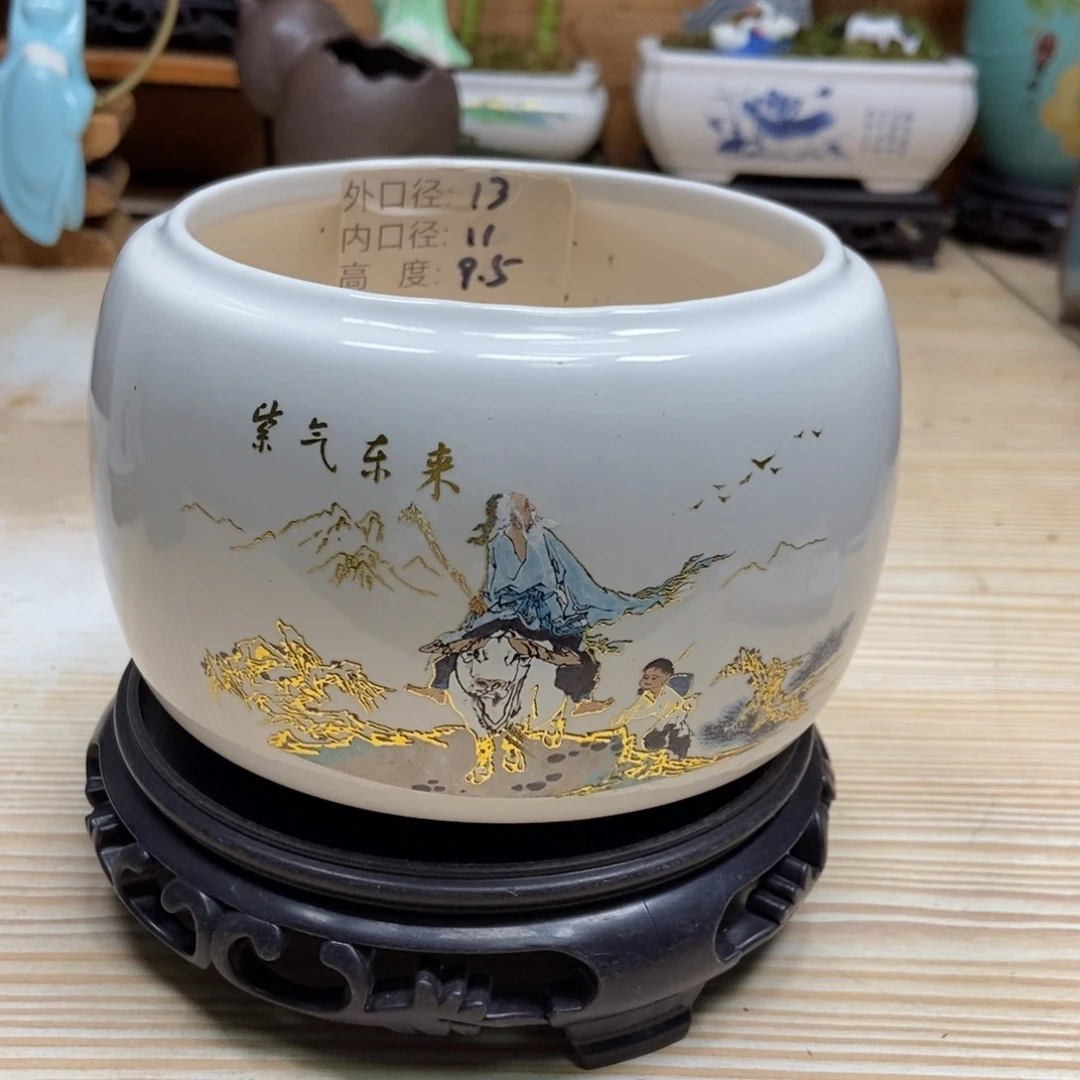 瓷片陶瓷花盆陶瓷艺术