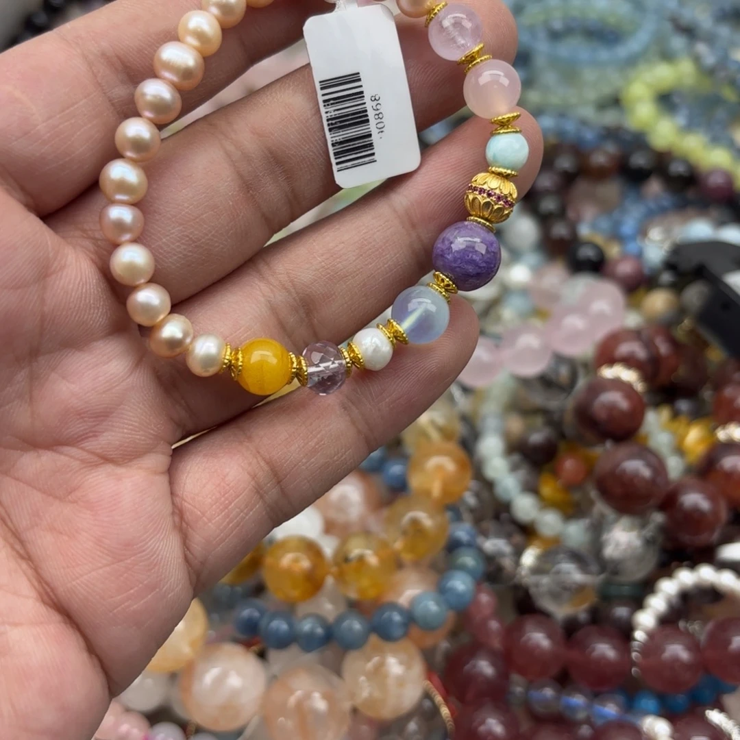 手链水晶银S925镶嵌