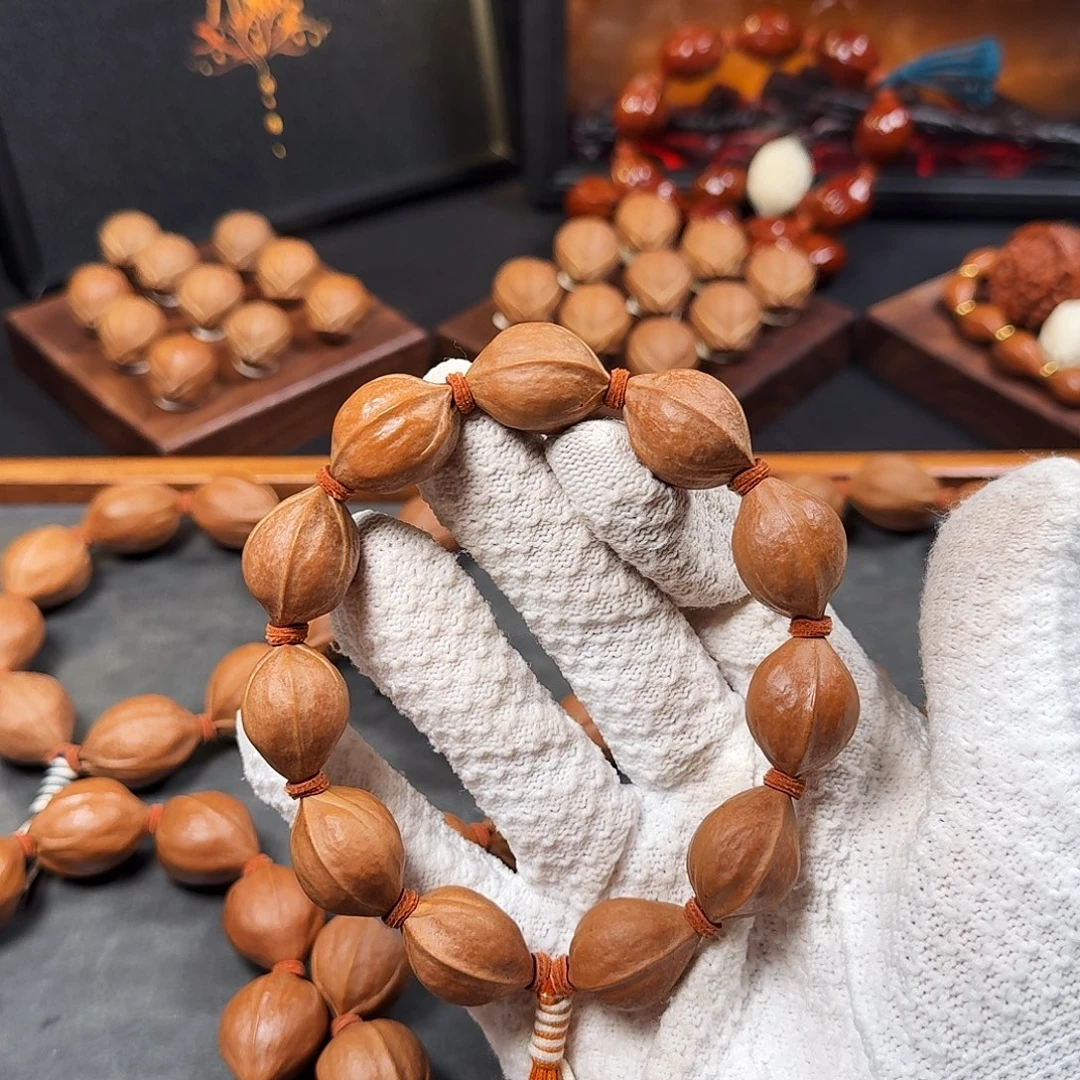 1.7*2.5头货原生态梅林铁核手串