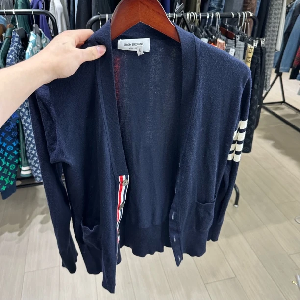 99新 THOMBROWNE Tb针织开衫外套1码