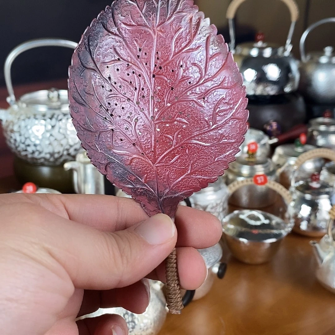手工制作紫铜壶茶口