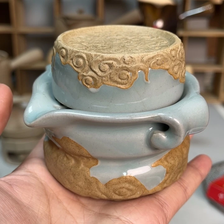 壶老段烧陶瓷茶器