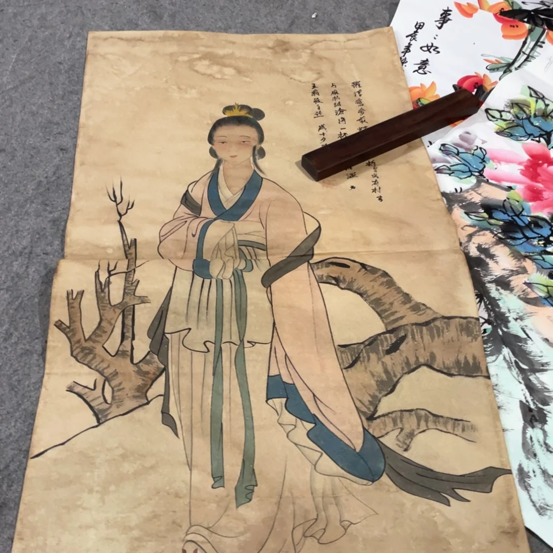 国画国画作品画心一张