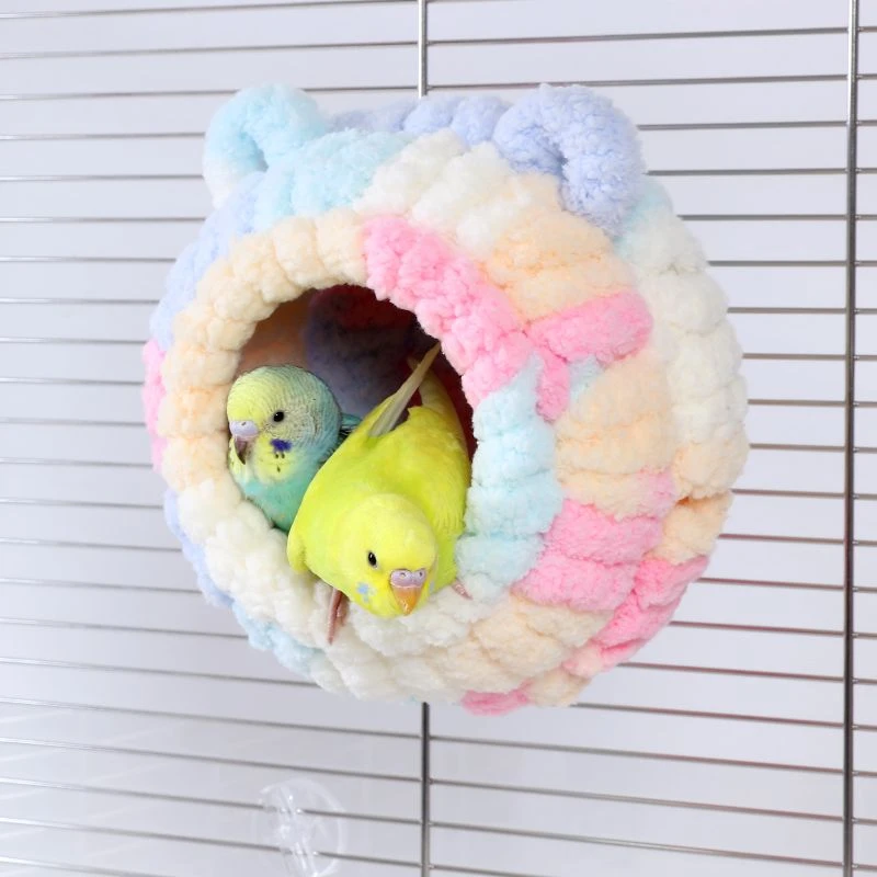 鹦鹉冬季保暖绒窝玄凤牡丹小鸟专用悬挂睡觉鸟窝鸟巢用品装饰品