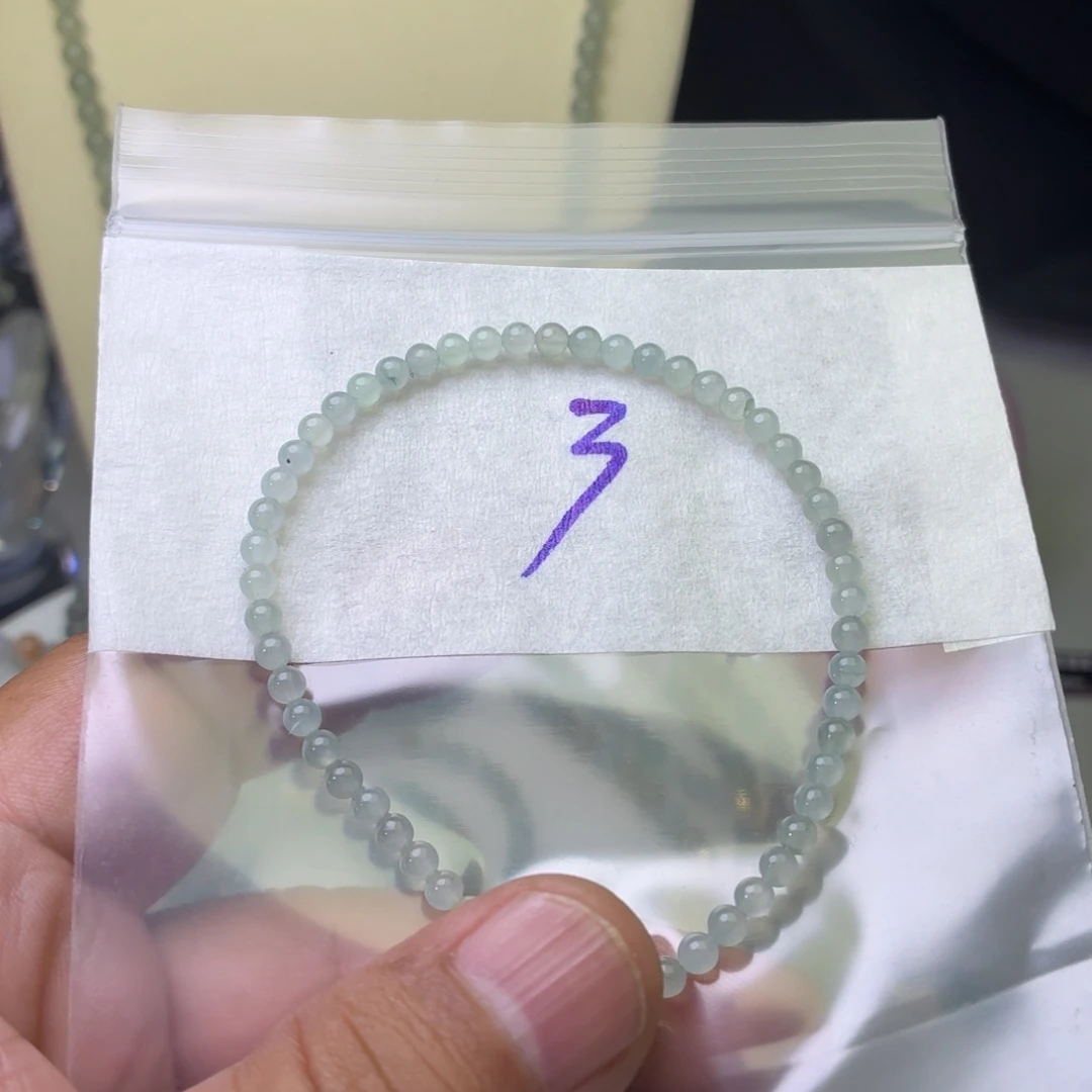 定制翡翠未镶嵌翡翠珠链