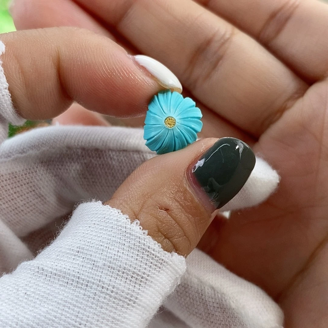 绿松石珠宝奇石未镶嵌