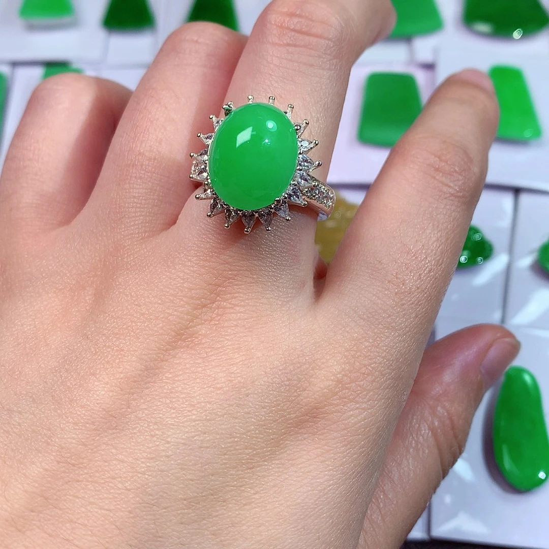 颈饰未镶嵌翡翠天然翡翠