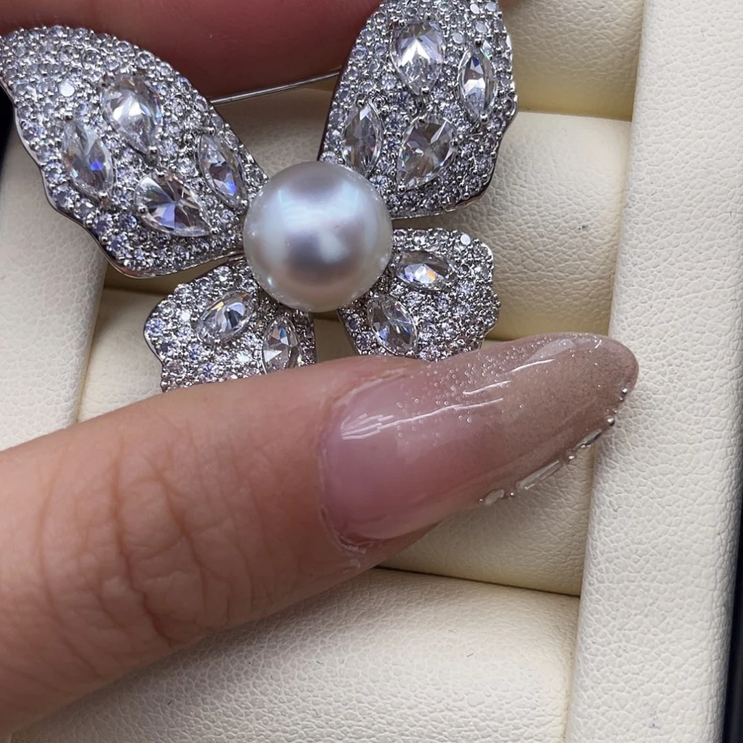 胸针海水珍珠未镶嵌