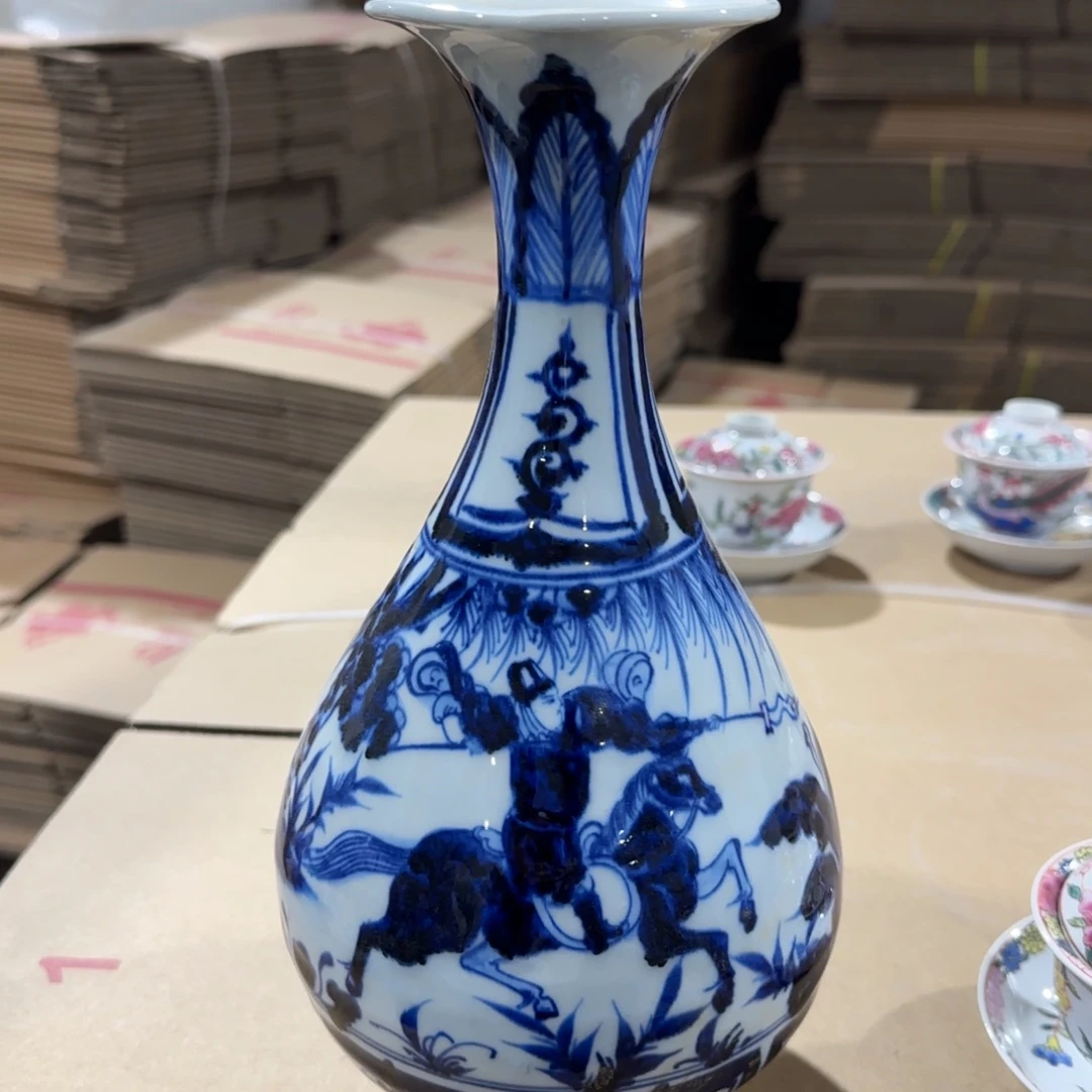 手绘瓷器，全部处理