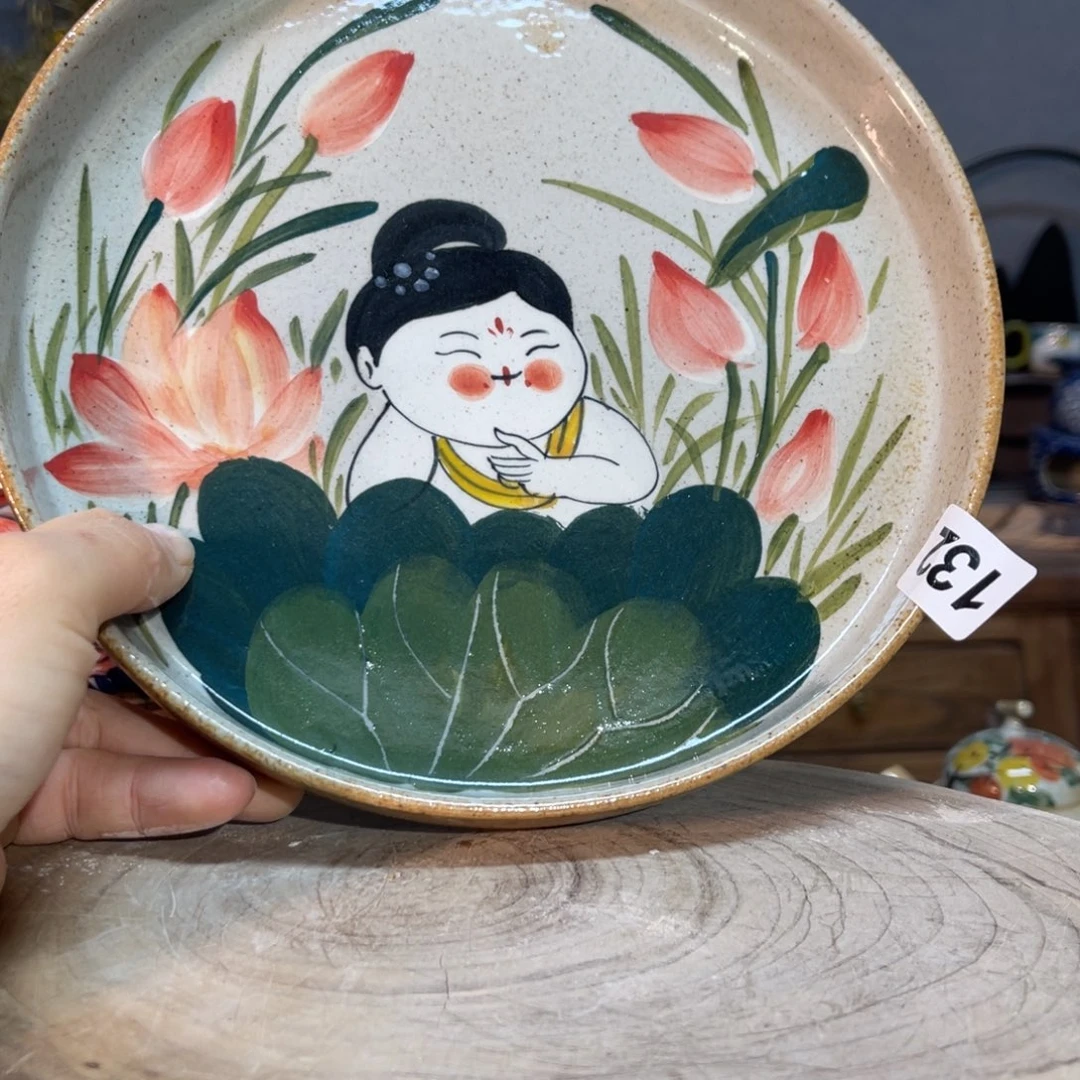 杯素浅陶瓷手工手绘