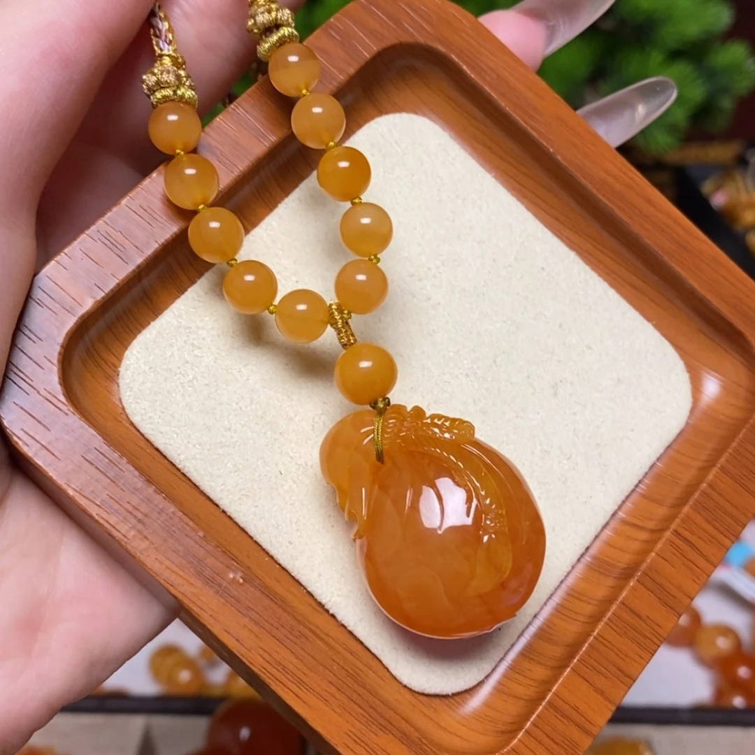 【闪购商品】蜜蜡颈饰未镶嵌项链