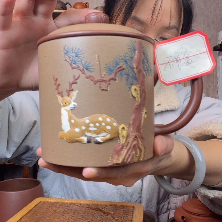 茶杯紫砂原矿紫砂杯