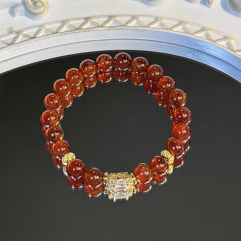 tx1019-石榴石方钻隔珠锆石配件