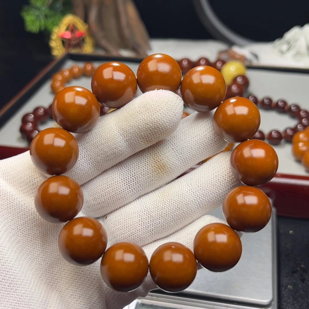 橄榄核手串不****吧1.8+树王精品铁核 小孔