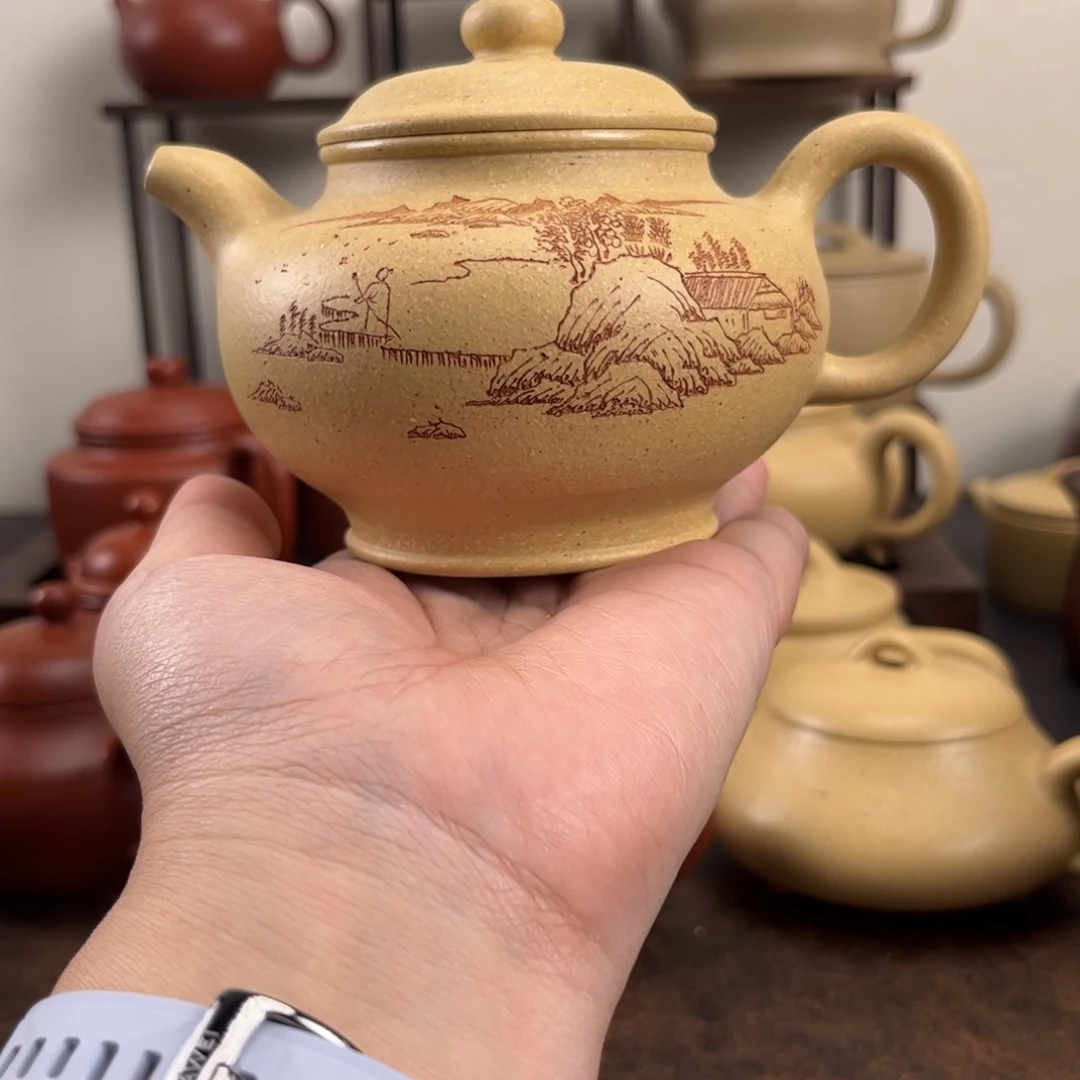 茶壶紫砂全手掇只230毫升