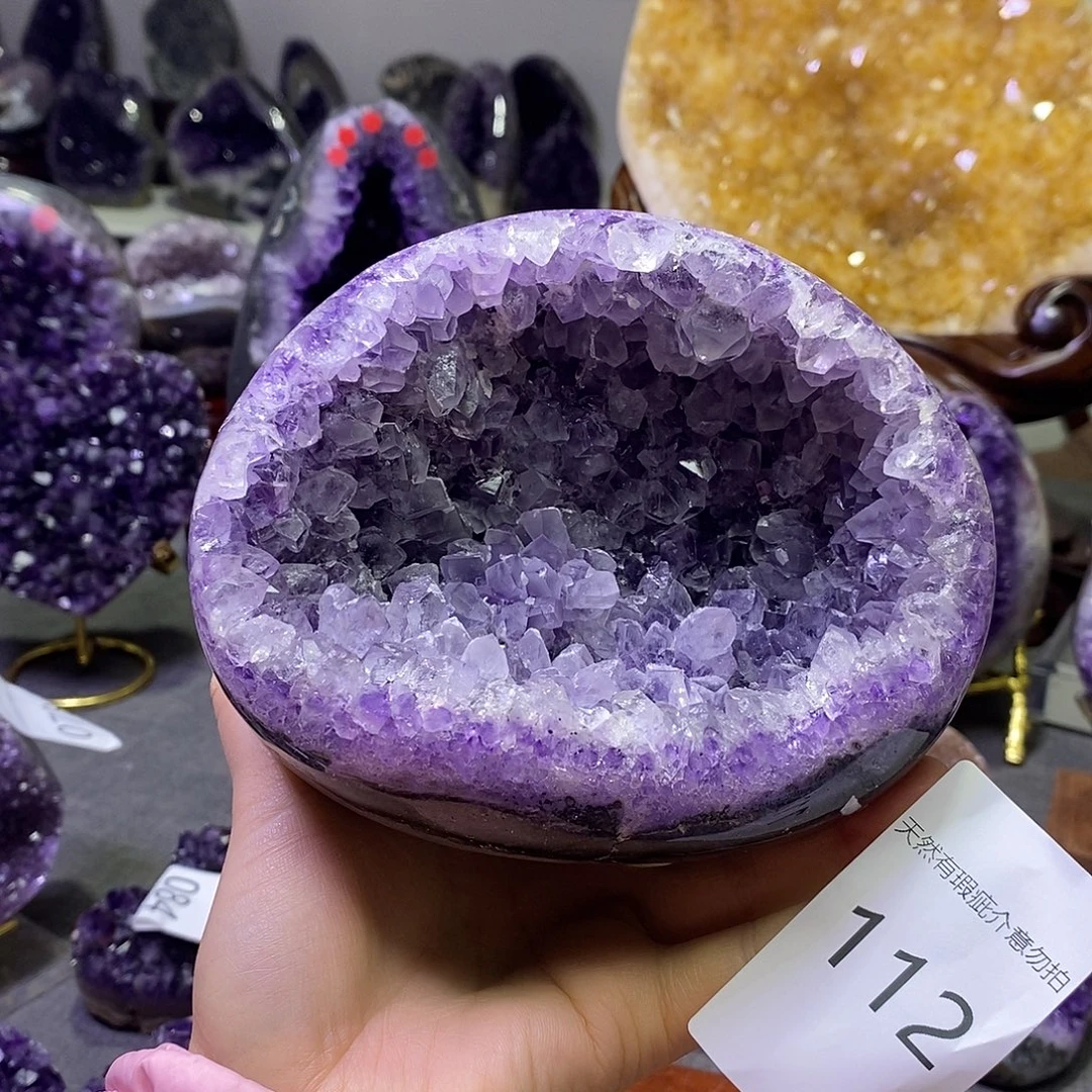 紫晶珠宝半成品未镶嵌