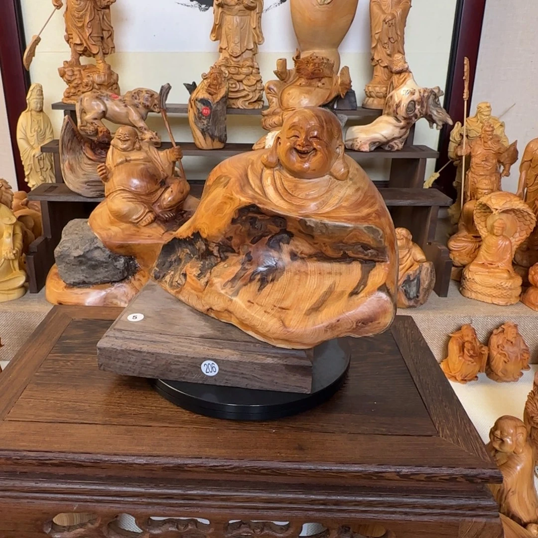 崖柏小木匠艺雕一物一拍
