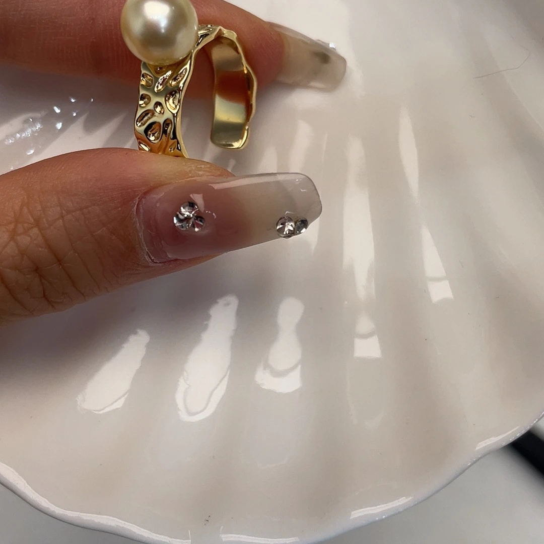 海水珍珠银S925镶嵌戒指