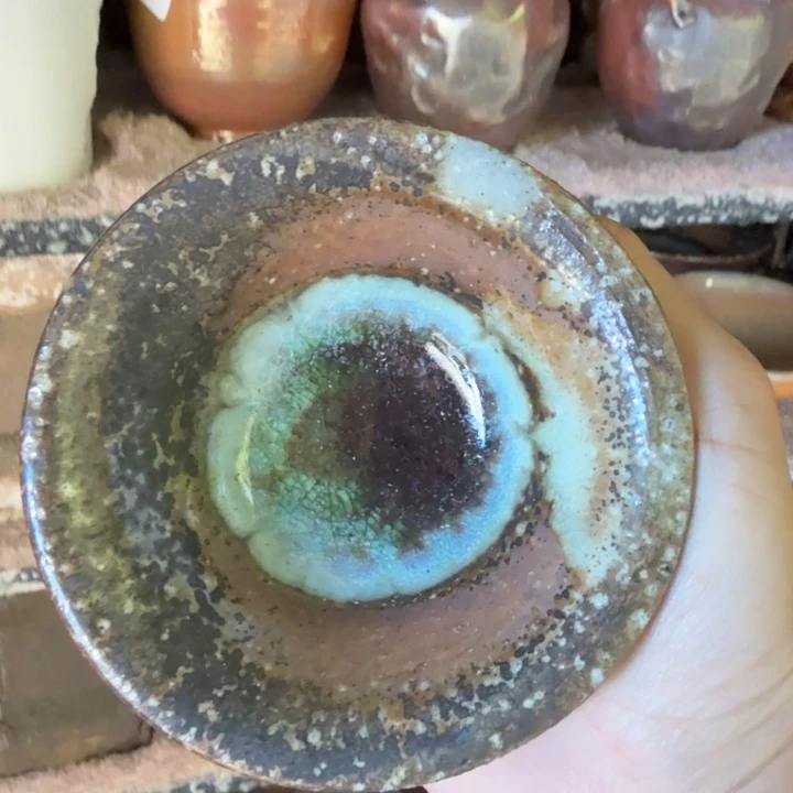 陶盘柴烧福利心哦是的