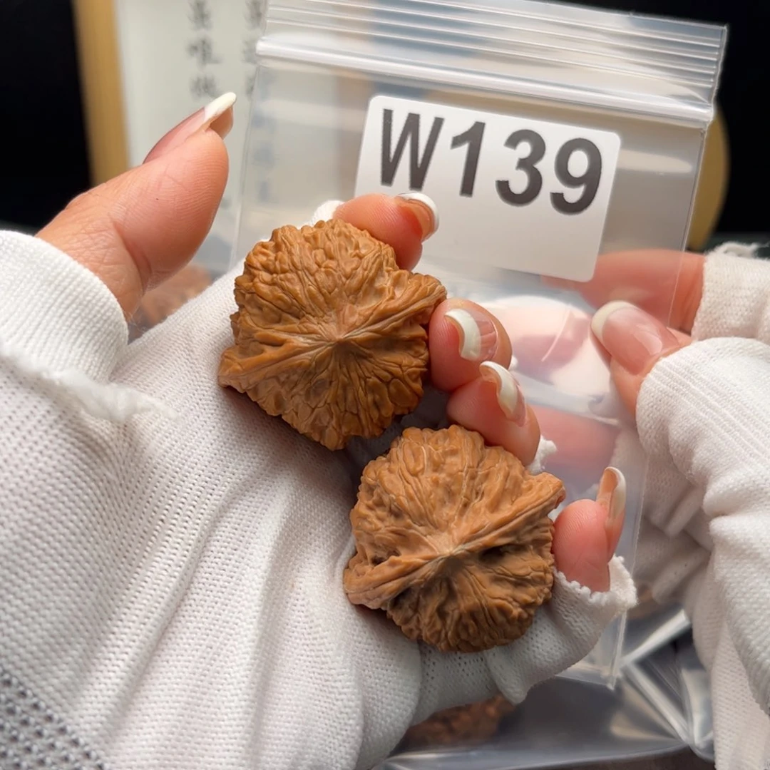 文玩核桃把件40磨盘w 139