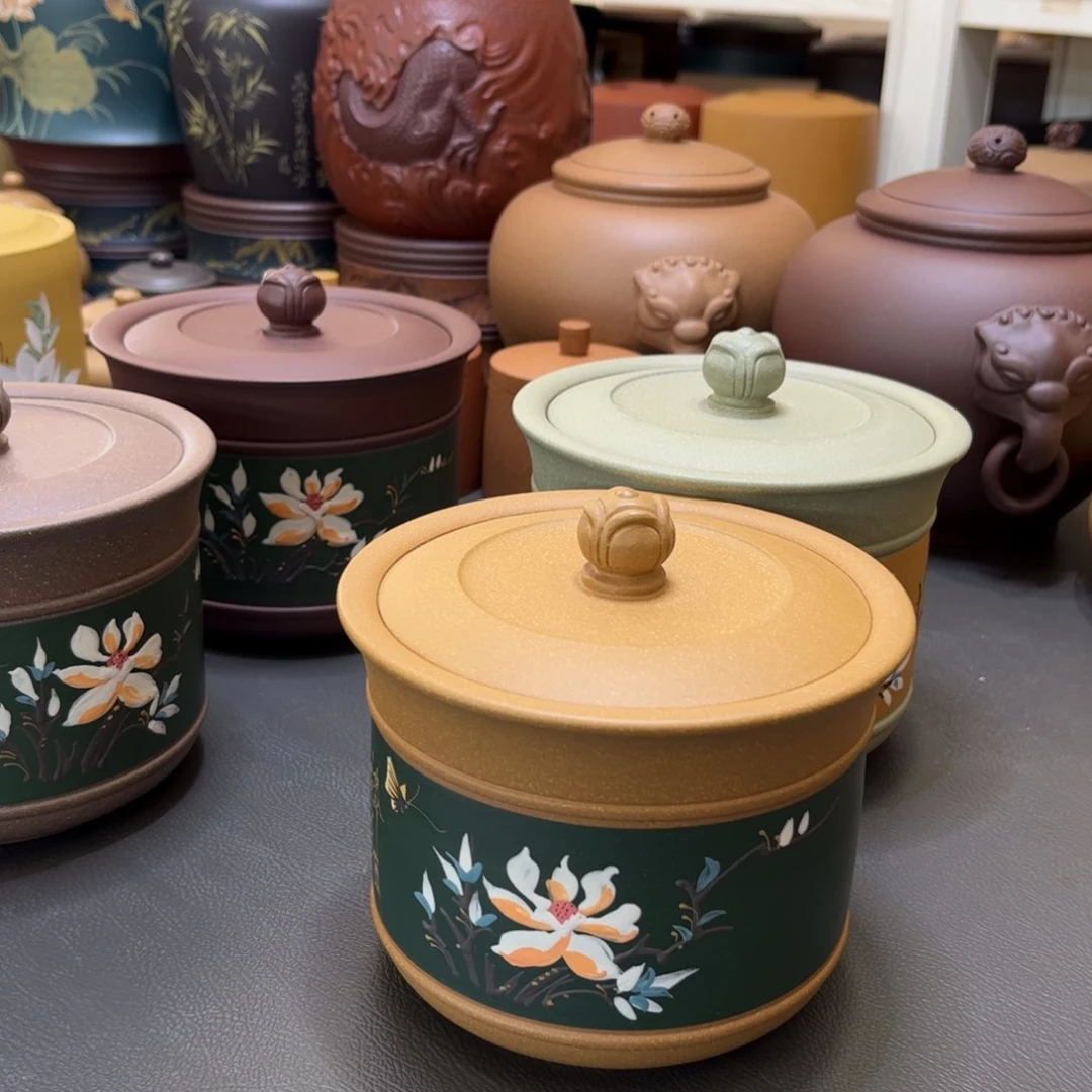 紫砂茶叶罐紫砂茶具