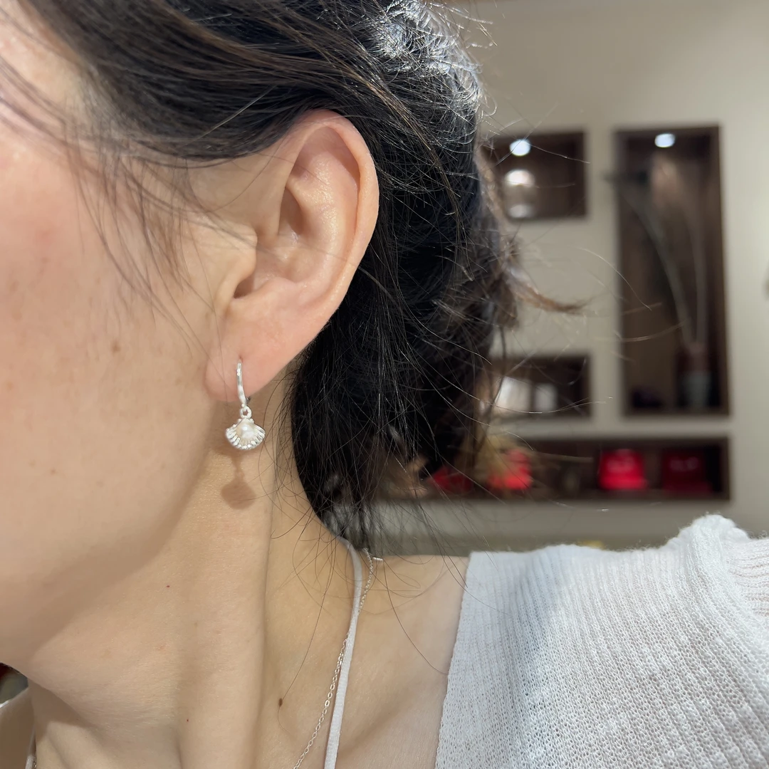 925银耳饰 925银耳饰 海洋之珠 小众百搭精致耳饰