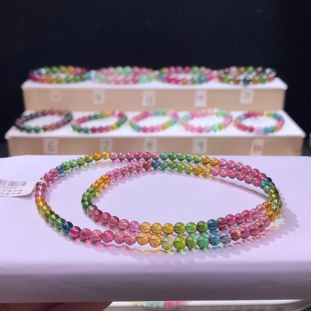 未镶嵌手链碧玺碧玺