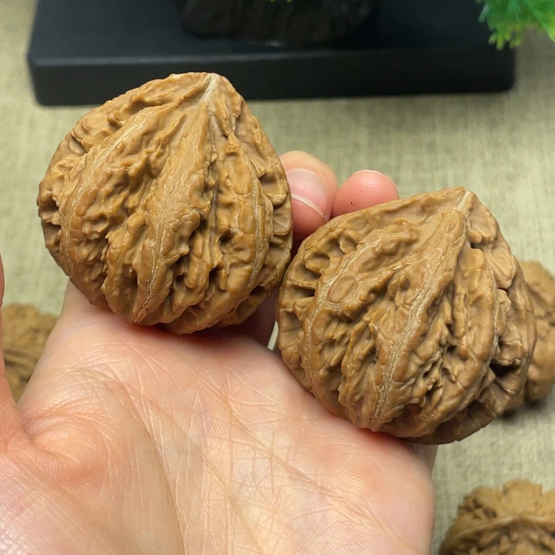 落***劫把件文玩核桃秦岭核桃17号