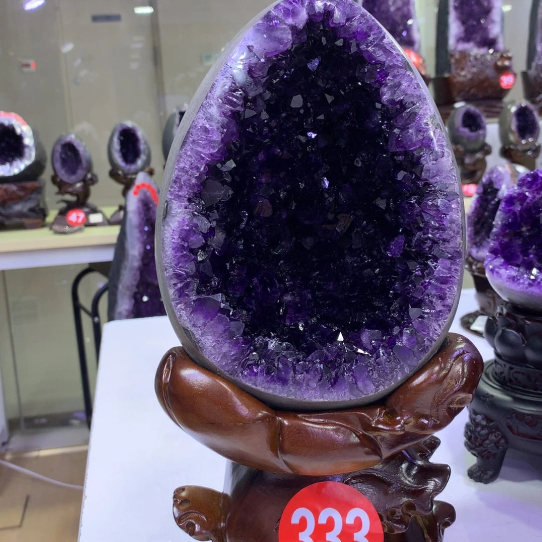 未镶嵌紫晶大型摆件（非配饰）晶