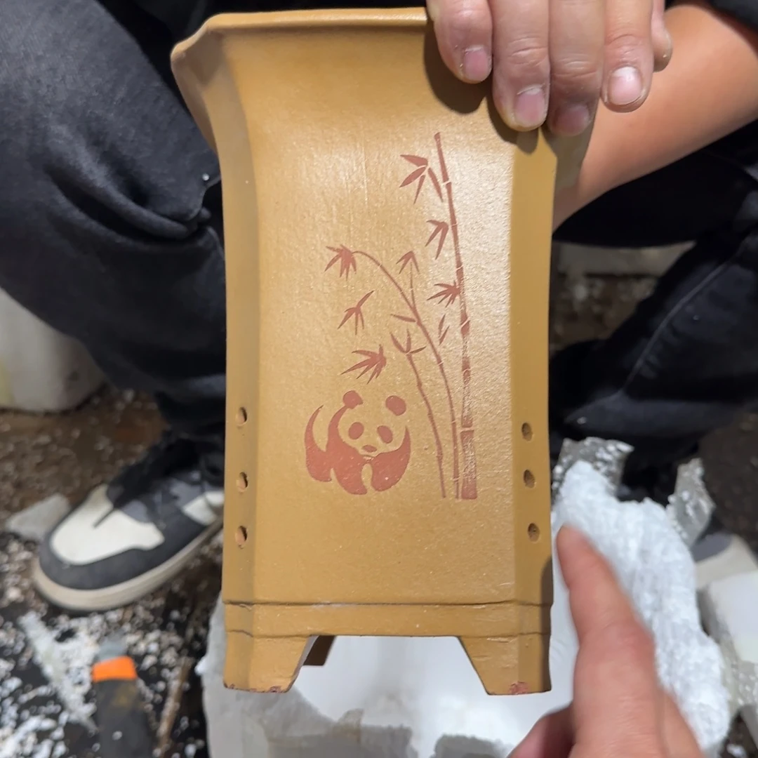 花盆紫砂口径16厘米高度23厘米