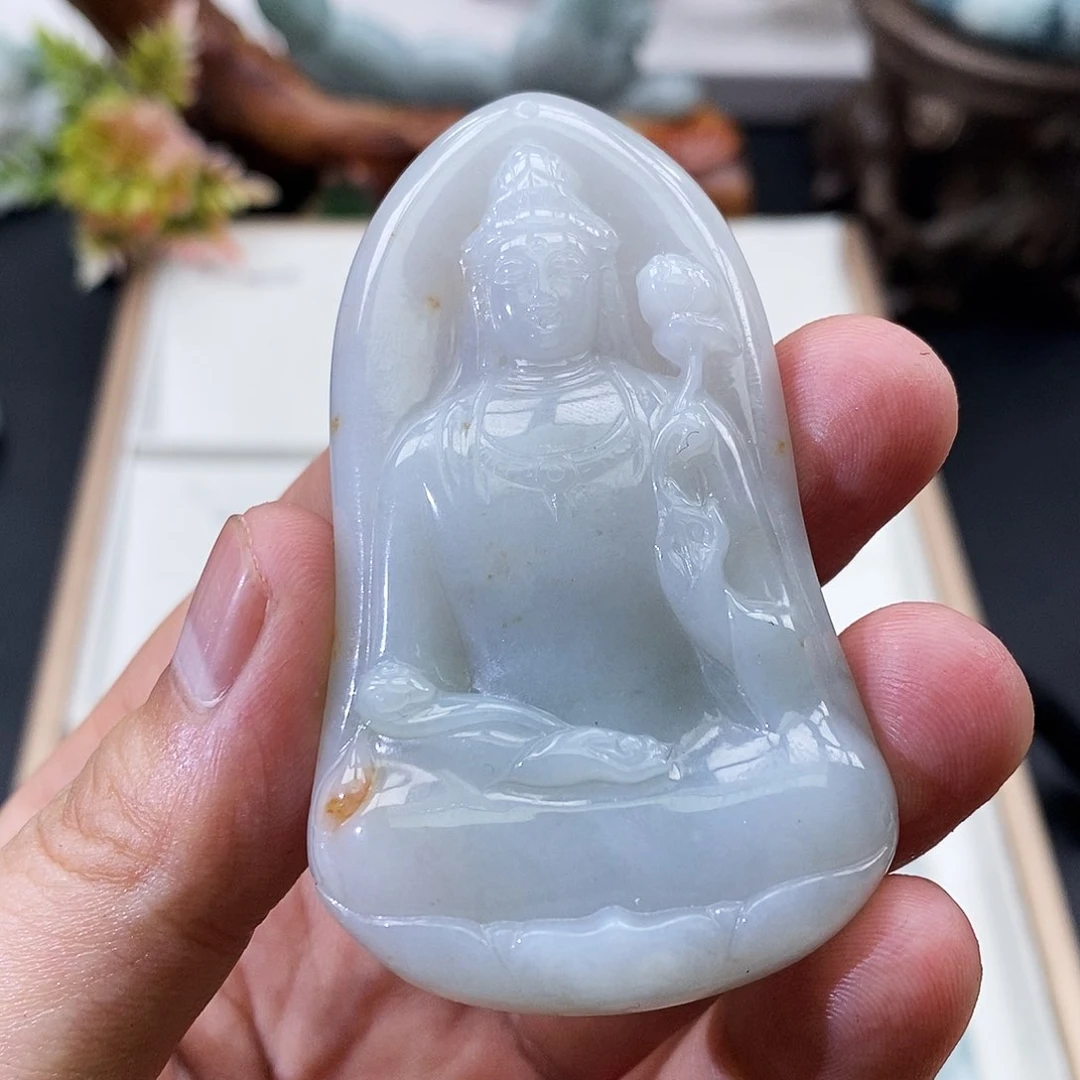 翡翠未镶嵌颈饰天然缅甸A货