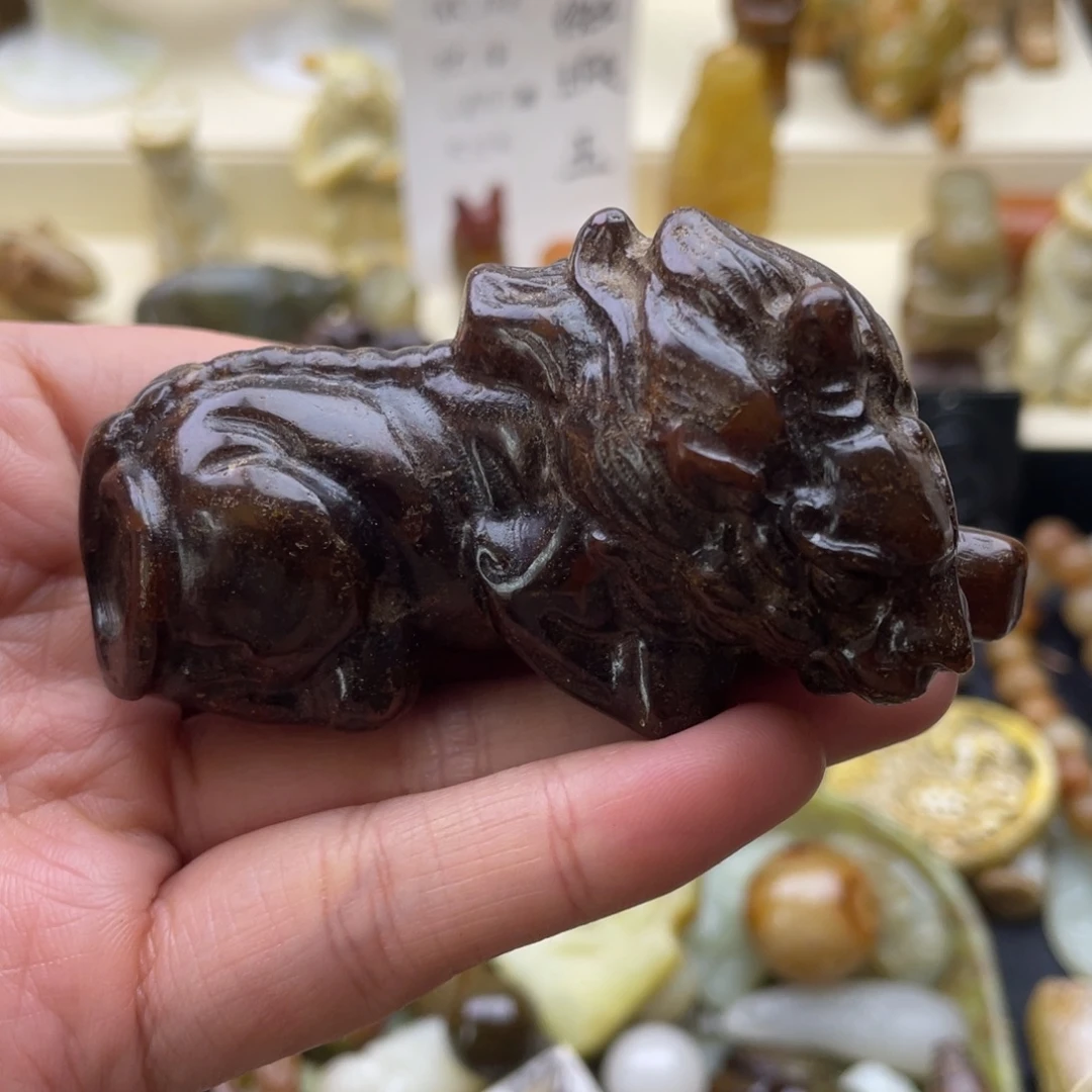 蛇纹石玉未镶嵌颈饰155