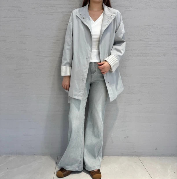 【小Liu姐姐】2025春季新款韩版休闲洋气减龄风衣～5822