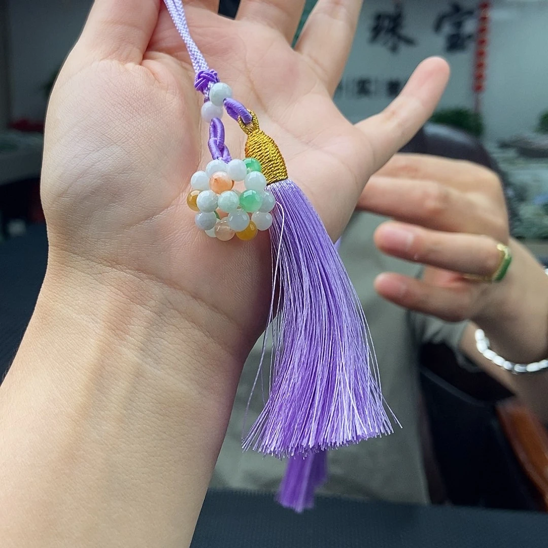 翡翠未镶嵌颈饰挂饰 颜色多样性发拍一发一