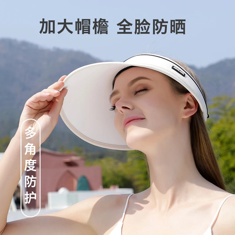【明星同款】防晒帽大帽檐透气遮阳帽防紫外线显脸小夏天速干休闲