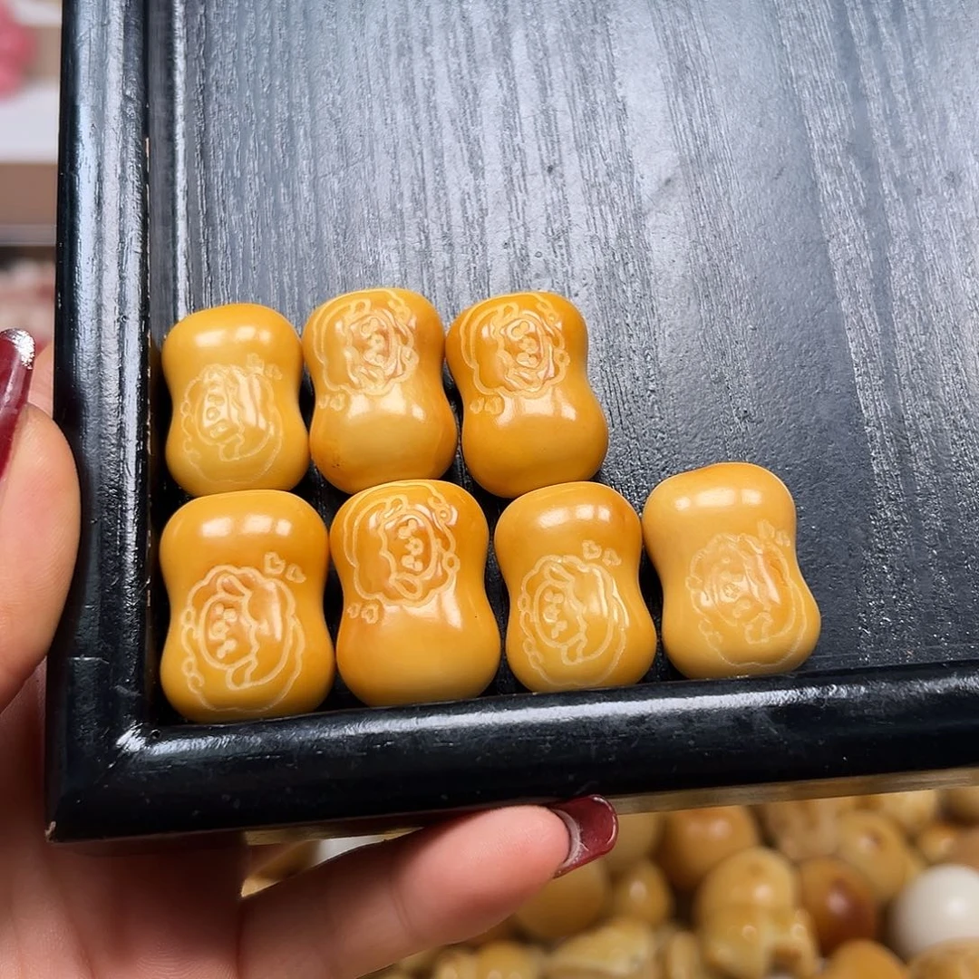 手串菩提根/象牙果瑕疵炭烤香皂7颗有裂