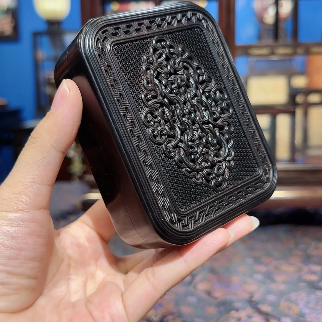 【闪购商品】黑酸枝木类成套家具香盒